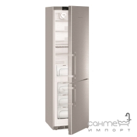 Двокамерний холодильник із зоною свіжості BioFresh та системою NoFrost Liebherr CNef 4835 сріблястий