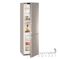 Двухкамерный холодильник с зоной свежести BioFresh и системой NoFrost Liebherr CNef 4835 серебристый