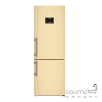 Двухкамерный холодильник с зоной свежести BioFresh и системой NoFrost Liebherr CBNbe 5778 бежевый
