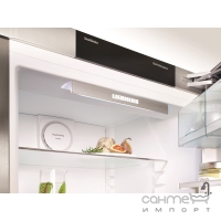 Двухкамерный холодильник с зоной свежести BioFresh и системой NoFrost Liebherr CBNes 5778 нержавеющая сталь