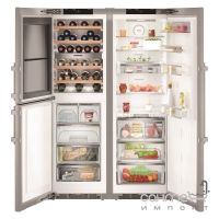 Комбинированный холодильник Side-by-Side Liebherr PremiumPlus SBSes 8496 A+++ нержавеющая сталь