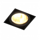 Точечный светильник квадратный Zuma Line Oneon DL 50-1 94361-BK Черный