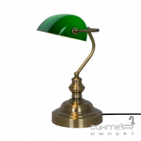 Настольная лампа Zuma Line Edes T110810 Бронза, Зеленая