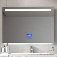 Смарт-зеркало с LED-подсветкой и часами Dusel DE-M3021 60х80