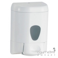 Дозатор для жидкого мыла 0,55 л Mar Plast Prestige A77511WIN, ударопрочный белый пластик