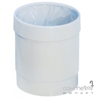 Урна офісна 13 л Mar Plast ACQUALBA A52601, білий пластик