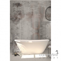 Окремостояча ванна зі штучного каменю Ponsi Gamma BVV03 біла матова