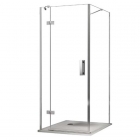 Прямокутна душова кабіна без піддону Ravak SmartLine SMSD2-120 A + SMPS-90 1200x900 хром/прозоре скло