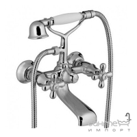 Змішувач для ванни з душовим гарнітуром Ponsi Viareggio BTVIACVA03 хром
