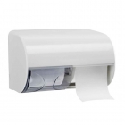 Тримач паперу туалетний стандарт Mar Plast ACQUALBA A75501, білий пластик, на два рулони
