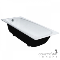 Прямоугольная чугунная ванна с ножками Universal Грация 170х70 белая эмаль
