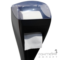 Щітка для унітазу з тримачем туалетного паперу Mar Plast DUO LINEA SKIN A92113BM, кольоровий пластик
