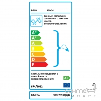 Светильник настенно-потолочный Eglo BIMEDA 31004