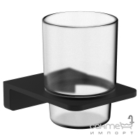 Стакан подвесной Volle De la Noche 10-40-0020-black черный металл/тонированное стекло
