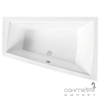 Асиметрична ванна акрилова Besco Intima Duo 170x125 біла, правостороння