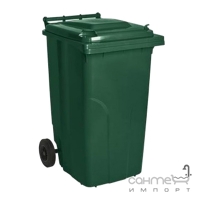Урна-контейнер для побутових твердих відходів 120л. АТМА 122064 зелена