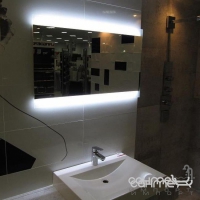 Дзеркало для ванної кімнати з LED підсвічуванням Liberta Fiori 1600x800