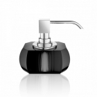 Дозатор для жидкого мыла Decor Walther Kristall KR SSP 0924294 хром, черное стекло