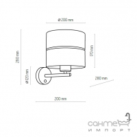 Бра TK-Lighting HILTON 4344 Черный-Золото