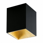 Светильник настенно-потолочный Eglo Polasso 94497 арт-деко, алюминий, пластик, черный, золотой