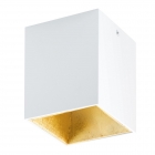 Светильник настенно-потолочный Eglo Polasso 94498 арт-деко, алюминий, пластик, белый, золотой