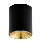 Светильник настенно-потолочный Eglo Polasso 94502 хай-тек, модерн, алюминий, пластик, черный, золото