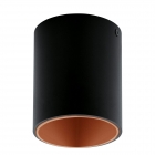 Светильник настенно-потолочный Eglo Polasso 94501 хай-тек, модерн, алюминий, пластик, черный, медный