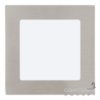 Светильник точечный Eglo Fueva 1 94522 хай-тек, модерн, литой металл, сатиновый никель, белый, пластик