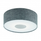 Светильник настенно-потолочный Eglo Romao 95345 хай-тек, модерн, сталь, пластик, льняная ткань, белый, серый