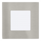 Светильник точечный Eglo Fueva 1 95466 хай-тек, модерн, литой металл, пластик, сатиновый никель, белый