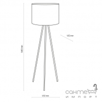 Торшер TK-Lighting MIA WHITE 5220 Білий