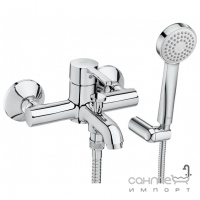 Змішувач для ванни з душовим гарнітуром Roca Carelia A5A018AC0K хром