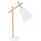 Настольная лампа TK-Lighting VAIO WHITE 667 Дерево, Белый Абажур 