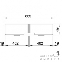 Кухонна мийка Blanco Claron 400/400-IF 521617 дзеркальна нерж. сталь