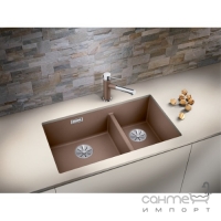 Гранітне кухонна мийка під стільницю Blanco Subline 430/270-U колір на вибір
