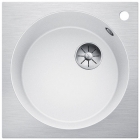 Кухонна мийка Blanco Artago 6-IF/A SILGRANIT PuraDur з відвідною арматурою InFino 521767 біла/нерж. сталь
