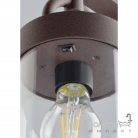 Парковий ліхтар-стовпчик з датчиком освітлення Trio SAMBESI 404160124 Коричневий