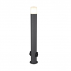 Парковый светильник-столбик со встроенной розеткой Trio HOOSIC 424067142 Антрацит, Белый Акрил