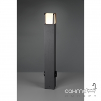 Парковый светильник-столбик со встроенной розеткой Trio EBRO 422167142 Антрацит, Белый Акрил