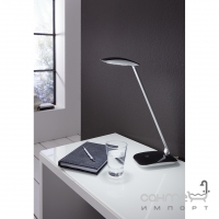 Настольная лампа Eglo Cajero 95696 хай-тек, модерн, белый, пластик, черный