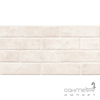 Настінна плитка - цегляна стіна 30х60 Zeus Ceramica Brickstone WHITE Світло-бежева ZNXBS1B