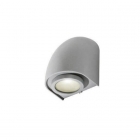 Уличный светильник настенный Azzardo Fons AZ0890 IP65 светло-серый