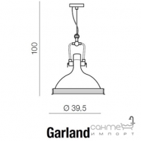 Світильник підвісний Azzardo Garland AZ2373 хром