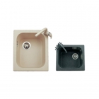 Кухонна мийка гранітна Adamant Compacta 430х500х210 ліва колір на вибір