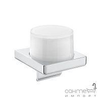 Дозатор для жидкого мыла настенный Roca Tempo A817037001 хром, белое стекло