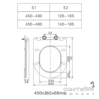 Сидіння для унітазу Volle Amadeus 13-06-035 Slim slow-closing білий