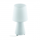 Настольная лампа Eglo Carpara 97121 хай-тек, модерн, ткань, белый