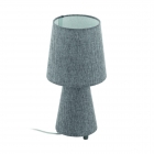 Настільна лампа Eglo Carpara 97122 хай-тек, модерн, лляна тканина, сірий