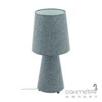 Настольная лампа Eglo Carpara 97132 хай-тек, модерн, льняная ткань, серый