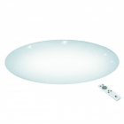 Светильник потолочный с пультом ДУ Eglo Giron-S/Connect 97543 хай-тек, модерн, сталь, пластик с эффектом хрусталя, белый